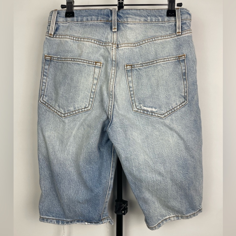 Frame Clash Light Wash Le Vintage Bermuda Jean Shorts‎ - Picture 5 of 10